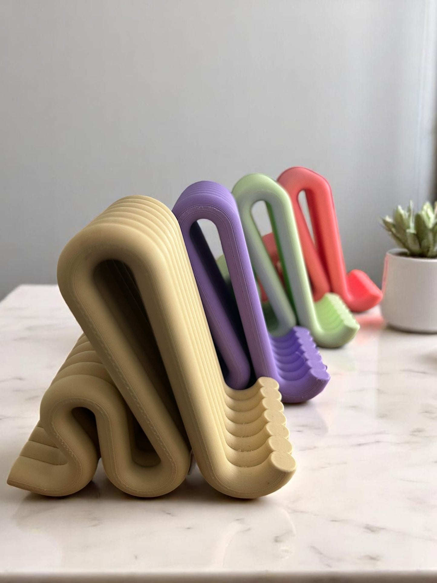 Smartphonehouder organische vorm