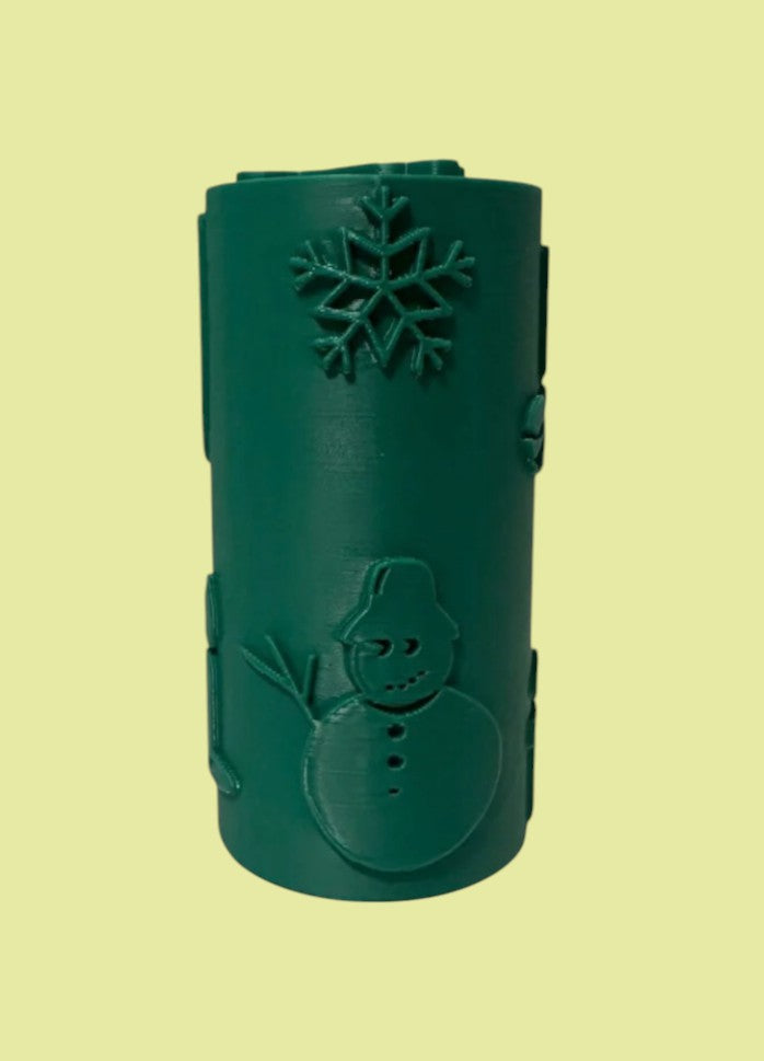 Roller thema kerst groen