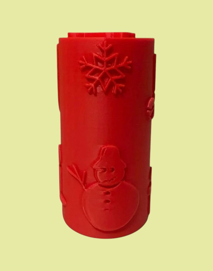 Roller thema kerst rood