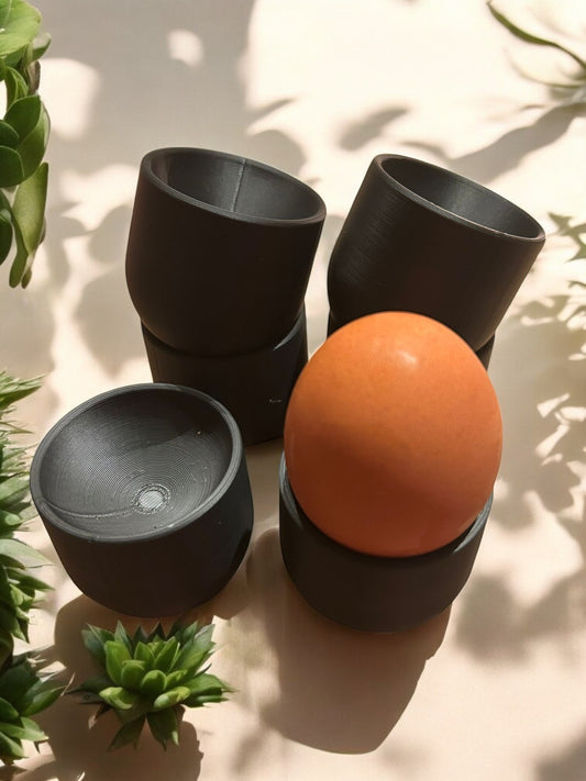 Set van 6 eierdoppen