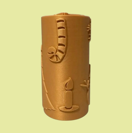 Roller thema kerst  goud
